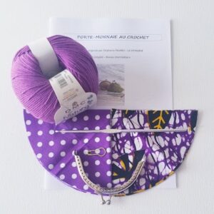 kit diy porte monnaie au crochet